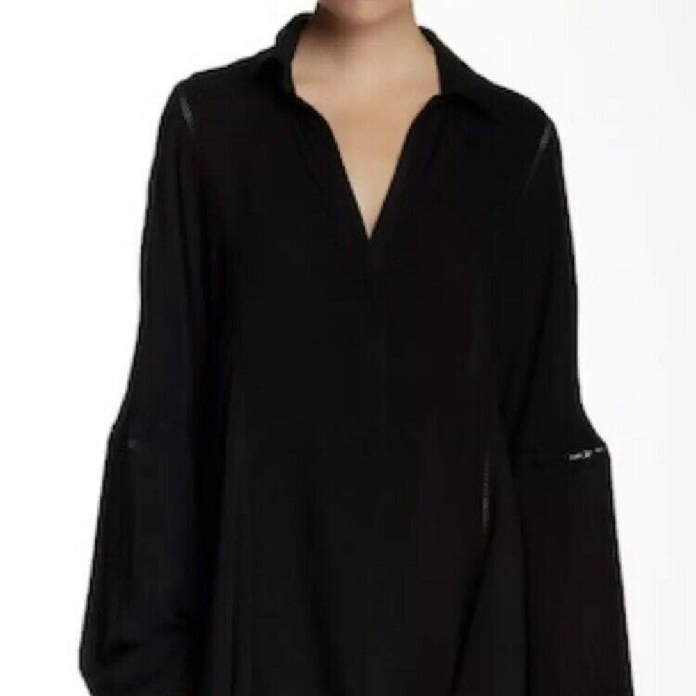 The Jet Set Diaries Black Lorenzo Tassel Tunic - Picture 2 of 6